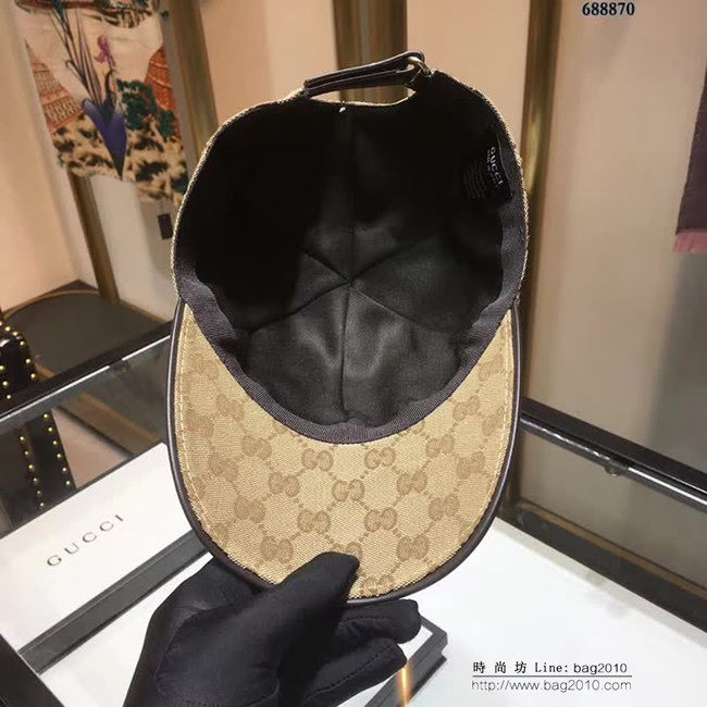 GUCCI古馳 最新款 宮廷經典花紋鴨舌帽 688870 LLWJ6588